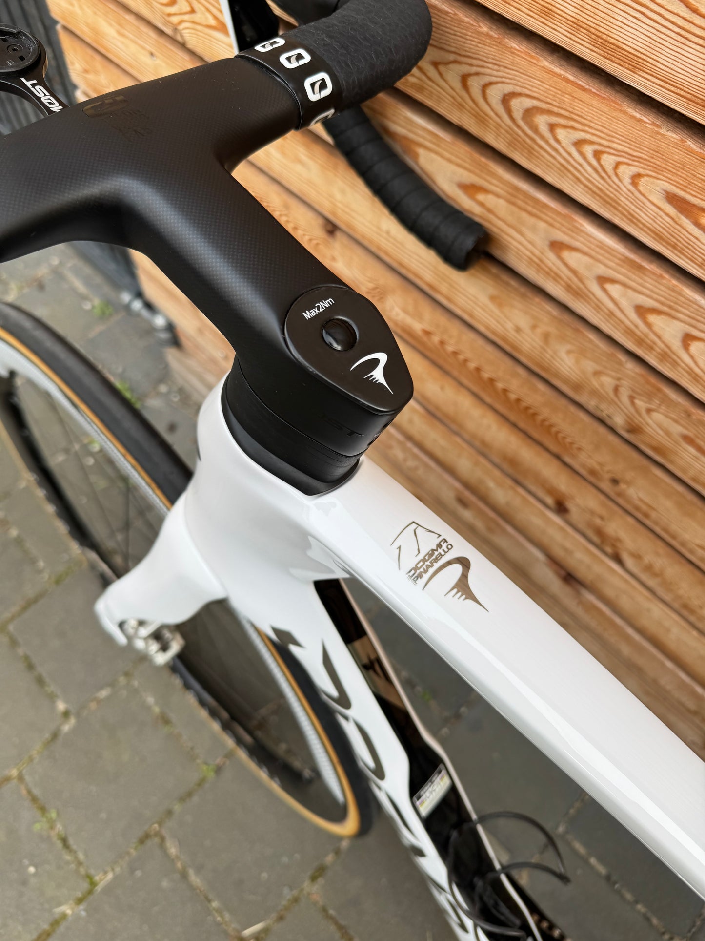 Pinarello Dogma F Crystal White | 560 Dura Ace Di2 Princeton Ceramicspeed