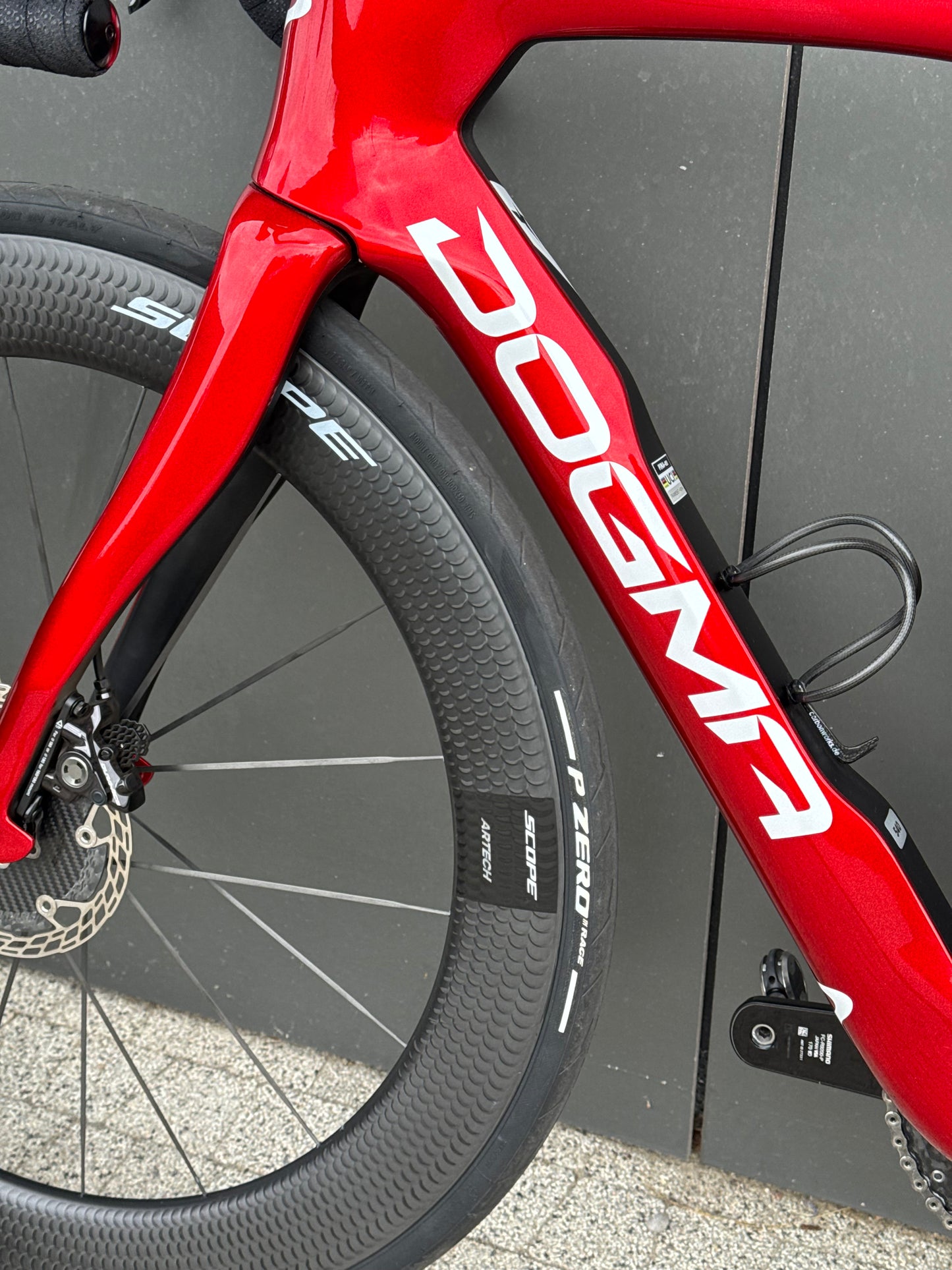 Pinarello Dogma F Starry Red Custom 540 Scope Artech Carbon Ti
