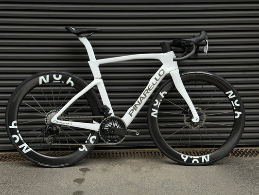Pinarello Dogma F Crystal White | SRAM Force AXS E1 | Number Six 52/58