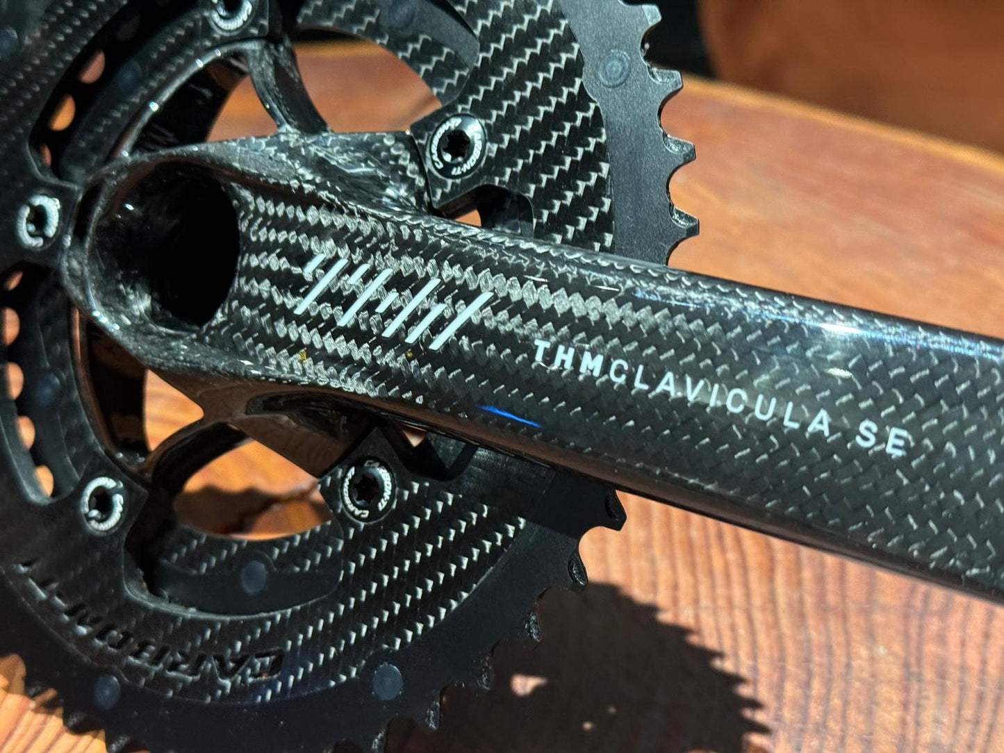 THM Clavicula SE 3K Gloss Carbon Kurbel - Carbon Ti - Shimano / Sram