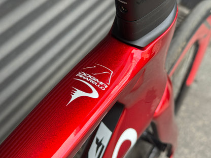 Pinarello Dogma F Starry Red | Sram Red AXS E1 | Princeton Carbonworks Vuelta Red | Roadbike