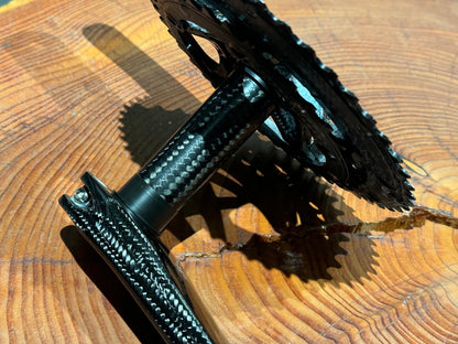 THM Clavicula SE 3K Gloss Carbon Kurbel - Carbon Ti - Shimano / Sram