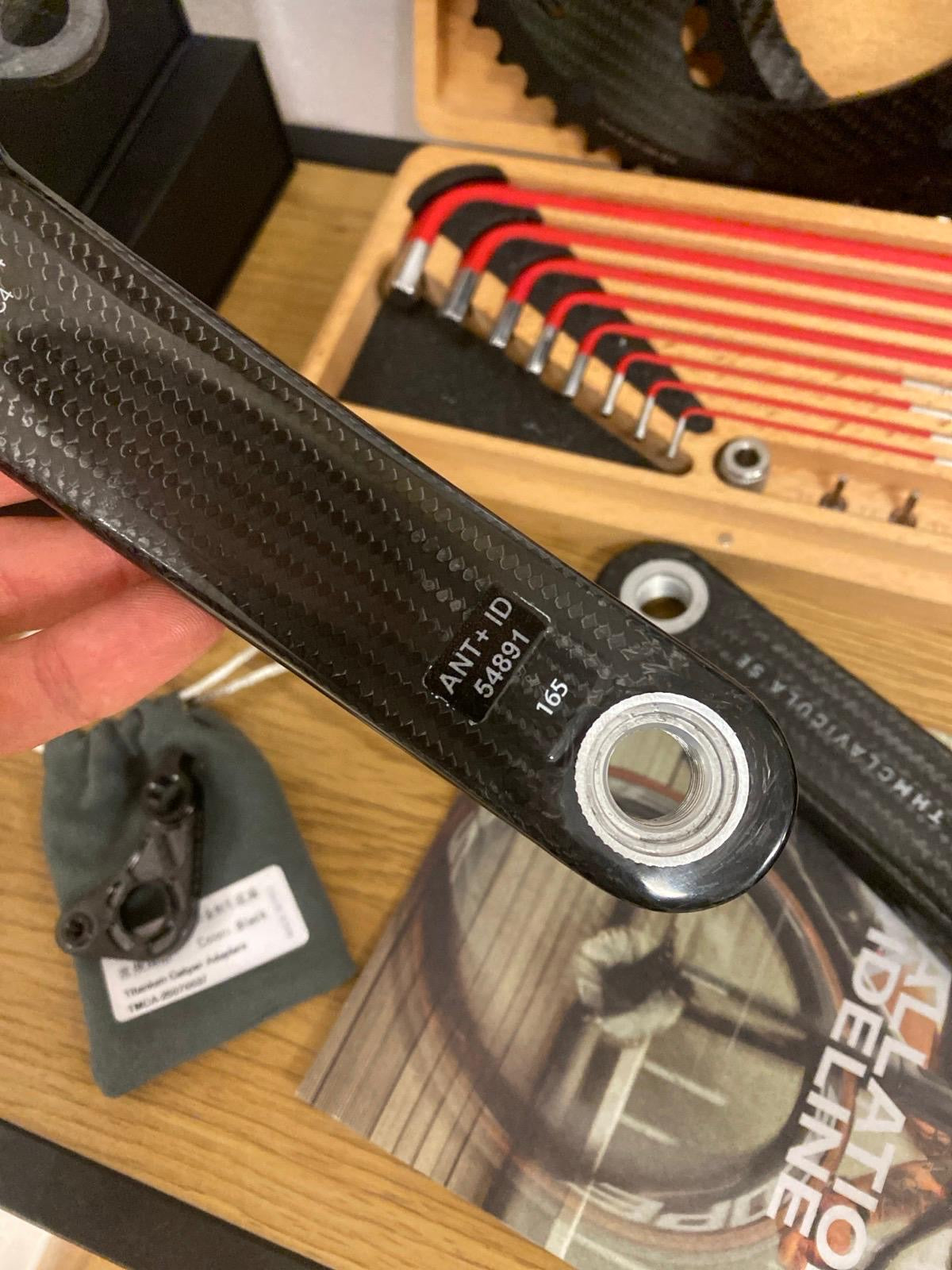 THM Clavicula SE 3K Gloss Carbon Kurbel - Carbon Ti - Shimano / Sram