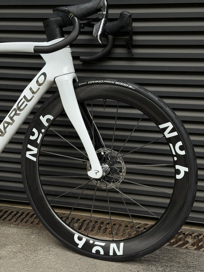 Pinarello Dogma F Crystal White | SRAM Force AXS E1 | Number Six 52/58
