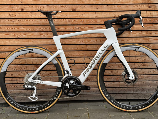 Pinarello Dogma F Crystal White | 560 Dura Ace Di2 Princeton Ceramicspeed