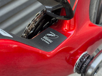 Pinarello Dogma F Starry Red | Sram Red AXS E1 | Princeton Carbonworks Vuelta Red | Roadbike