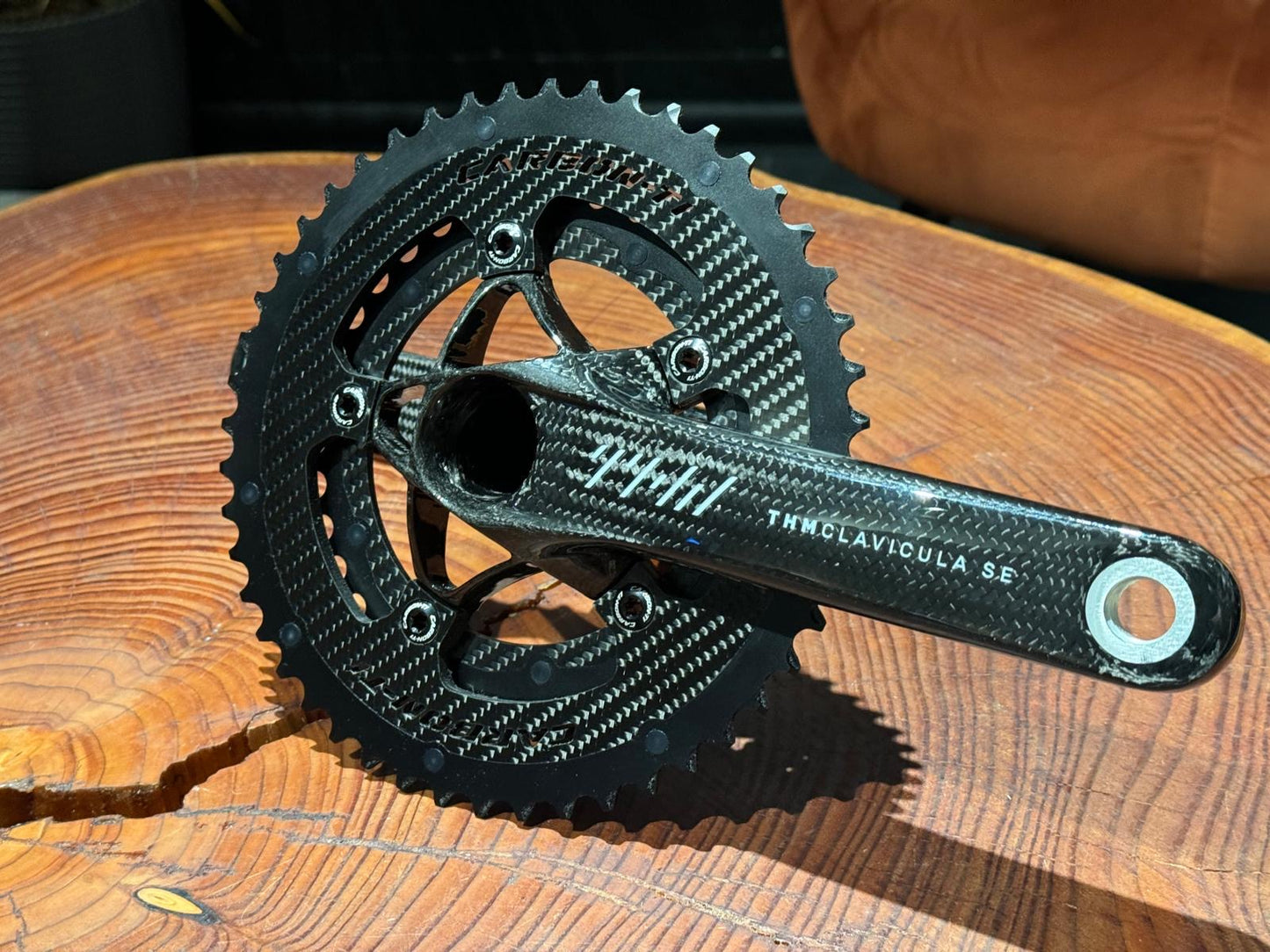 THM Clavicula SE 3K Gloss Carbon Kurbel - Carbon Ti - Shimano / Sram