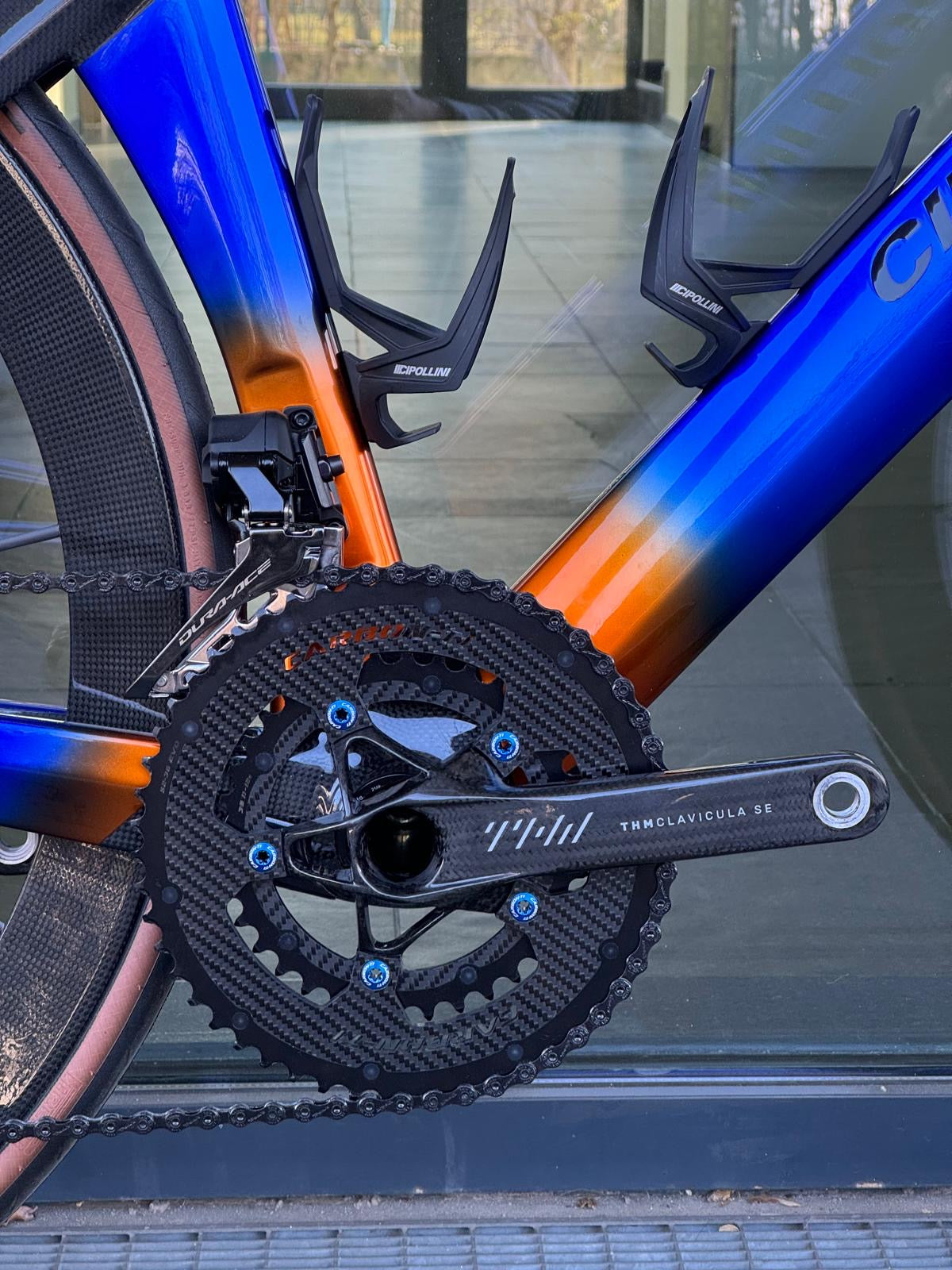 THM Clavicula SE 3K Gloss Carbon Kurbel - Carbon Ti - Shimano / Sram